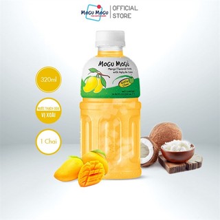 Nước trái cây với thạch dừa Mogu mogu hương xoài 320ml