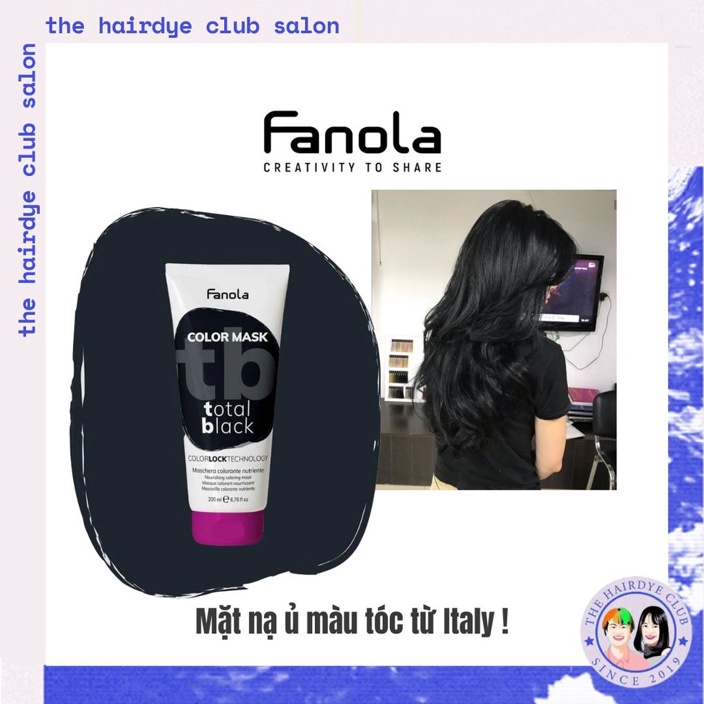 MẶT NẠ HẤP BỔ SUNG HẠT MÀU CHO TÓC FANOLA COLOR MASK TỪ ITALIA
