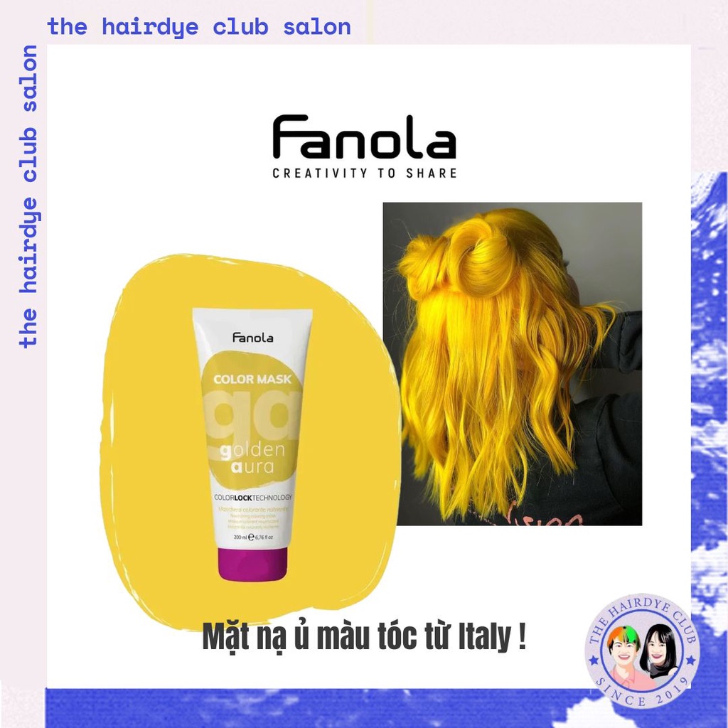 MẶT NẠ HẤP BỔ SUNG HẠT MÀU CHO TÓC FANOLA COLOR MASK TỪ ITALIA