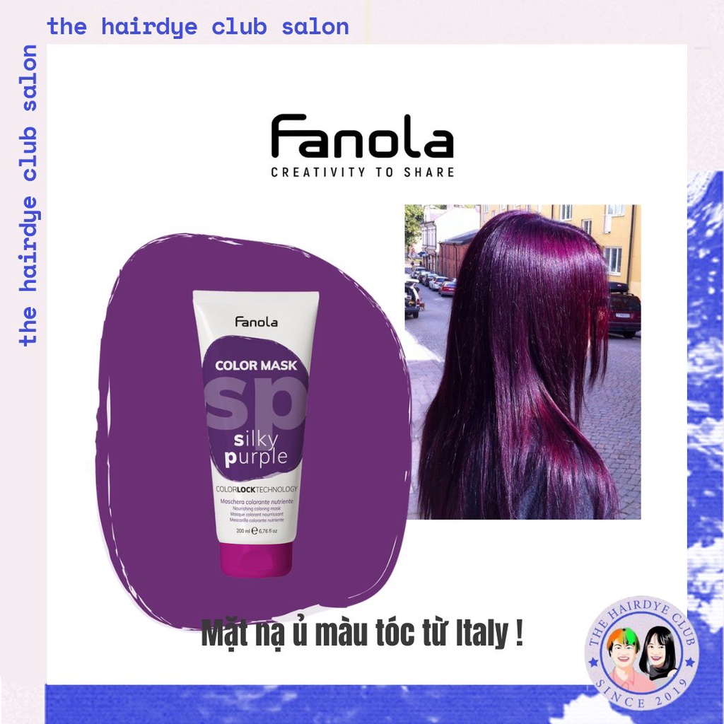 MẶT NẠ HẤP BỔ SUNG HẠT MÀU CHO TÓC FANOLA COLOR MASK TỪ ITALIA