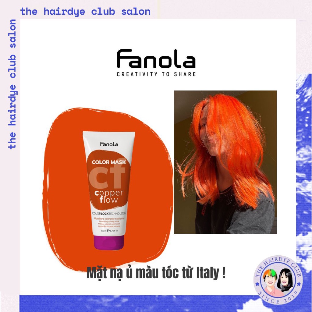 MẶT NẠ HẤP BỔ SUNG HẠT MÀU CHO TÓC FANOLA COLOR MASK TỪ ITALIA