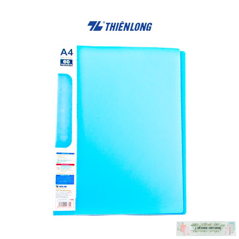 Bìa 60 lá A4 Thiên Long Flexoffice FO-DB009- Sức chứa 300 tờ A4 80gsm / TL
