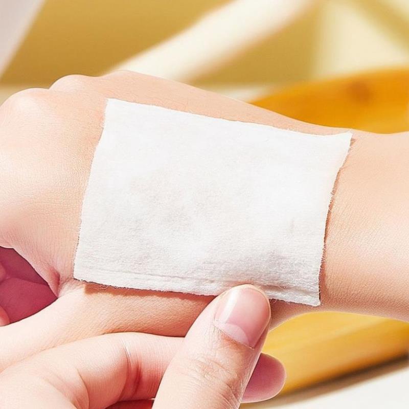 Bông Tẩy Trang 3 Lớp Chất Liệu Cotton Dày Dặn Không Sơ Gói 222 Miếng Sợi Bông Tự Nhiên Mềm Mịn Thấm Hút Nước