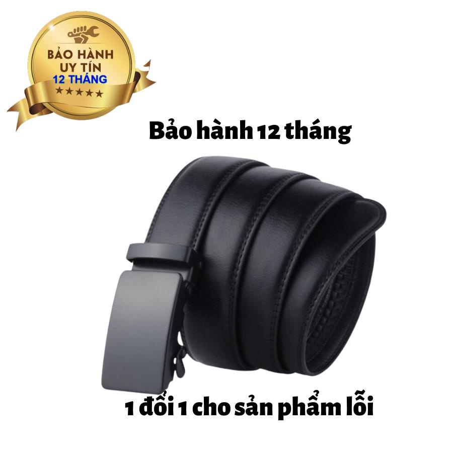 Thắt Lưng Nam Da Bò Khóa Tự Động Cao Cấp - Dây Nịt Nam Tặng Kèm Hộp - D06