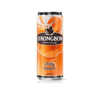 Nước táo lên men vị Đào Strongbow Lon 330ml