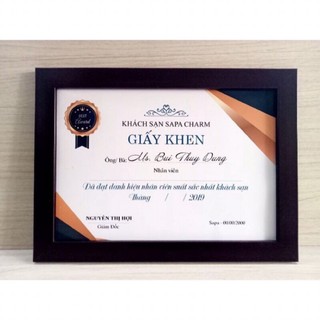Khung ảnh a4 mặt mica