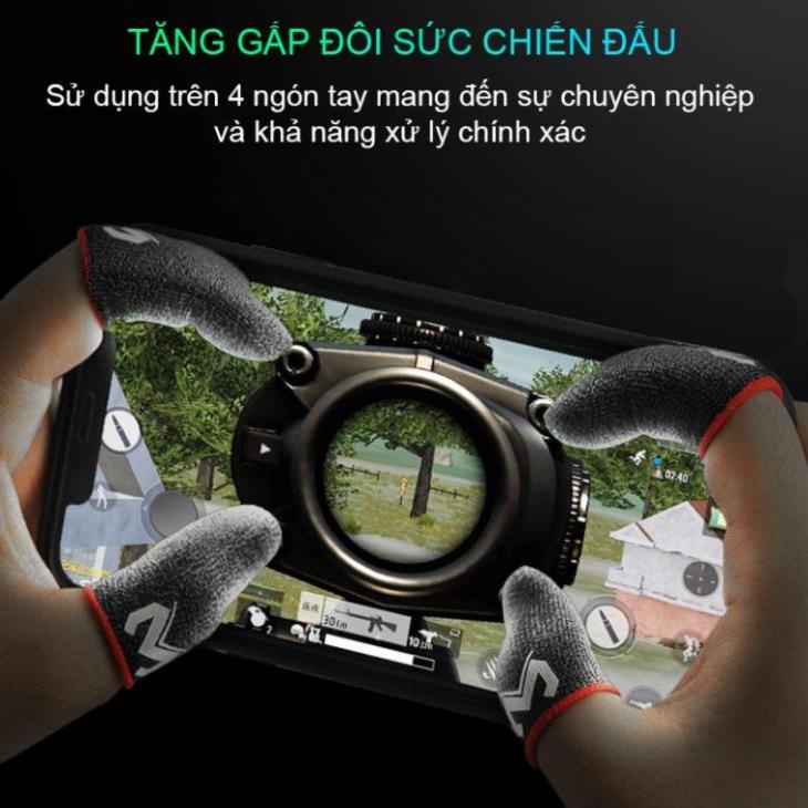 Bao Tay Chơi Game Shezi/Memo Paolu Sợi Bạc Phù Hợp Khi Chơi Liên Quân mobile FF PUBG ROS trên điện thoại