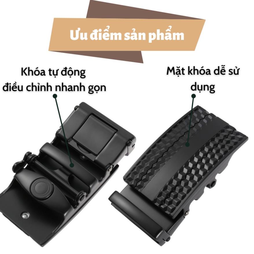 Dây Nịt Nam Da Bò Thời Trang - Thắt Lưng Nam Siêu Bền Đẹp, Tặng Kèm Hộp - TLS