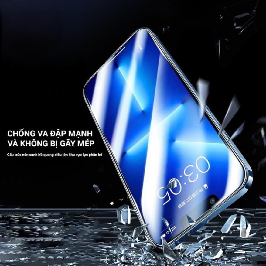 Kính Cường Lực Iphone KingKong Và Khung Tự Dán Che Bụi Full Màn IP 7Plus/8Plus/X/Xs/Xsmax/11/12/13/14Pro Promax - Paolu
