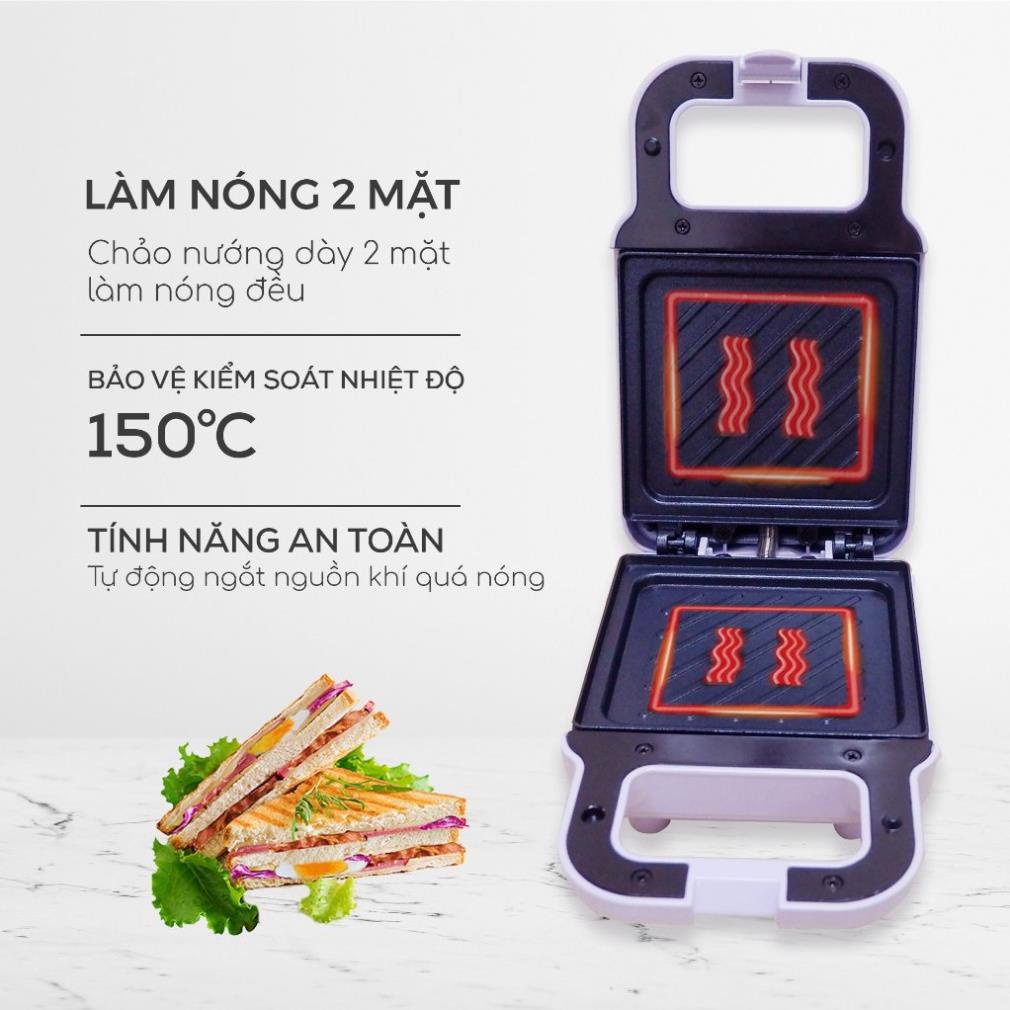 Máy Nướng Bánh Mỳ Sandwich SEKA SK560 Bảo Hành 12 Tháng, Máy Kẹp Bánh Mỳ Máy Nướng Bánh Đa Năng