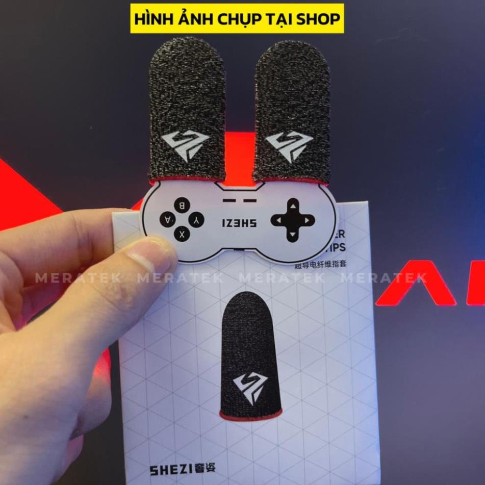 Bao Tay Chơi Game Shezi Găng Tay Bao Ngón Tay Cao Cấp Chống Mồ |Hôi Chơi Game FF, PUBG Liên Quân - Bảo Hành Đổi Mới 1 1