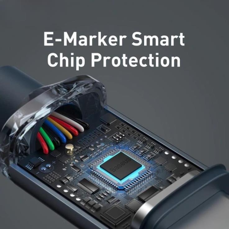 Cáp Sạc Nhanh Baseus PD 100W USB-C Sang Type-C Thích Hợp Cho Xiaomi Samsung MacBook iPad Paolu Bảo Hành 1 Đổi 1