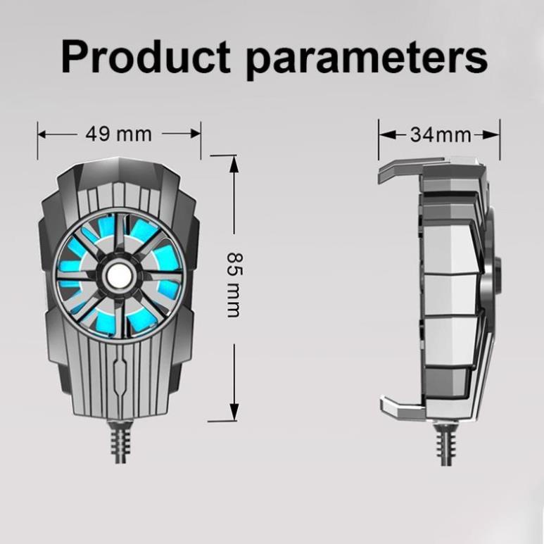 Quạt Tản Nhiệt Điện Thoại MEMO G6 PaoLU Thích Hợp Cho PUBG FF LIÊN QUÂN ROS