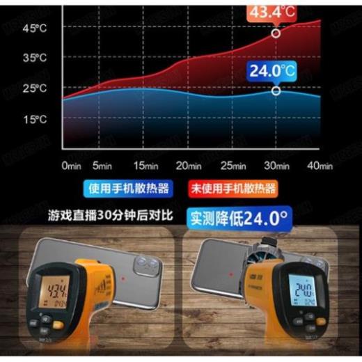 Quạt Tản Nhiệt Điện Thoại MEMO G6 PaoLU Thích Hợp Cho PUBG FF LIÊN QUÂN ROS