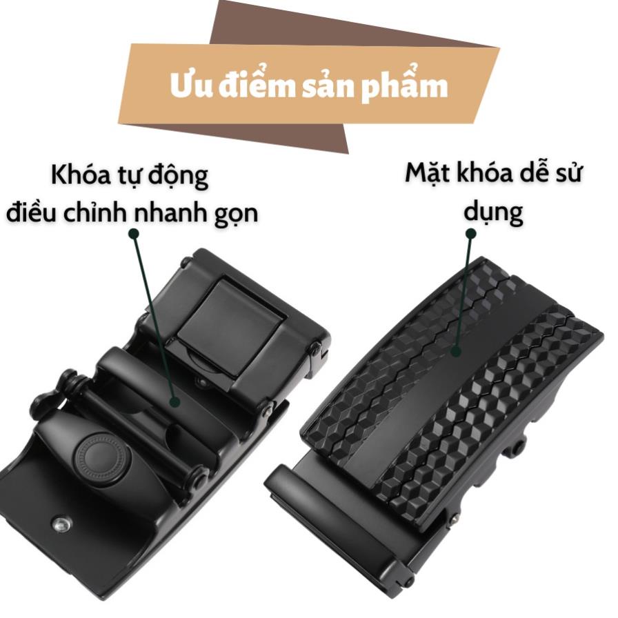 Dây Nịt Nam Da Bò Thời Trang - Thắt Lưng Nam Siêu Bền Đẹp, Tặng Kèm Hộp - TLS