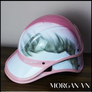 Mũ bảo hiểm kết lưỡi trai [BẢN ĐẶC BIỆT] VESPA SƠN KHÓI nam nữ [MORGAN™] nón bảo hiểm kết lưỡi trai vespa