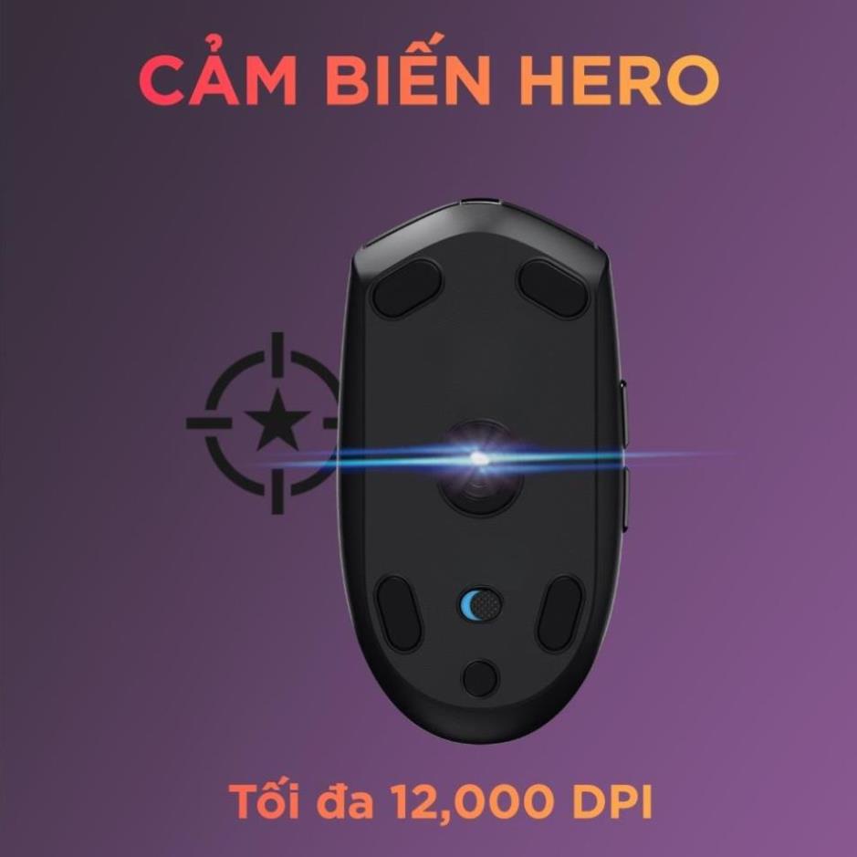 Chuột Game Không Dây Logitech G304 - Nhẹ, 6 Nút Lập Trình, Pin 250H, Siêu Tiện Lợi, Siêu xịn - Paolu