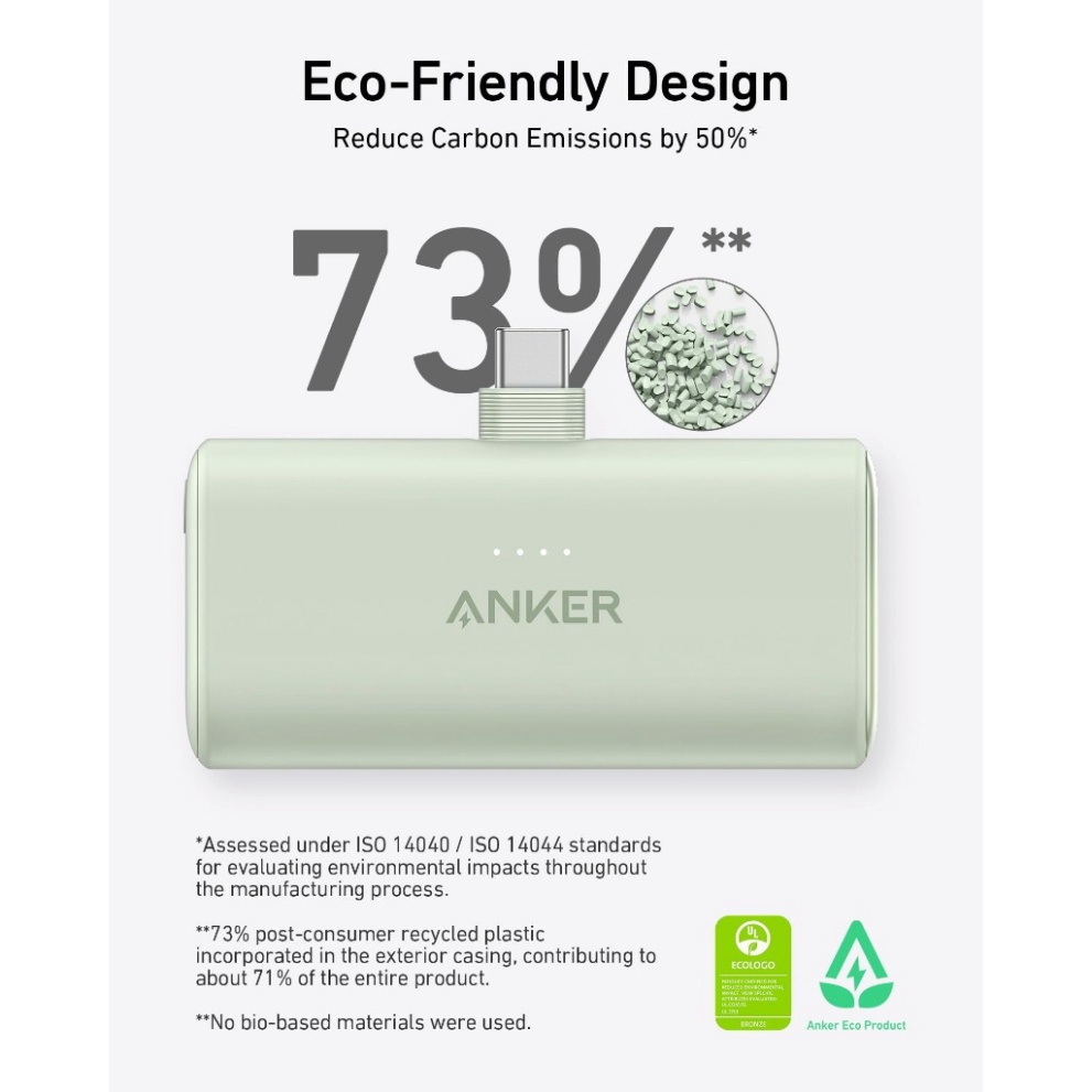 Sạc Dự Phòng Anker A1653 22.5W Gập Chân Tiện Lợi 5000mah - Bảo hành 12 tháng