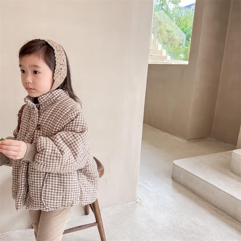 Áo khoác trần bông lót nỉ phong cách Hàn