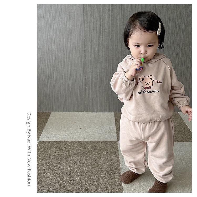 Bộ nỉ bayby bear cho bé