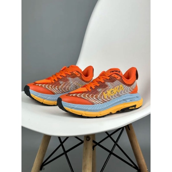 Giày Chạy Trail Trekking Chạy Bộ Thể Thao Hoka Mafate Speed 4 ' 1129930 ' Tặng Kèm Tất Xịn '
