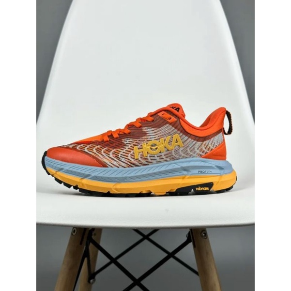 Giày Chạy Trail Trekking Chạy Bộ Thể Thao Hoka Mafate Speed 4 ' 1129930 ' Tặng Kèm Tất Xịn '