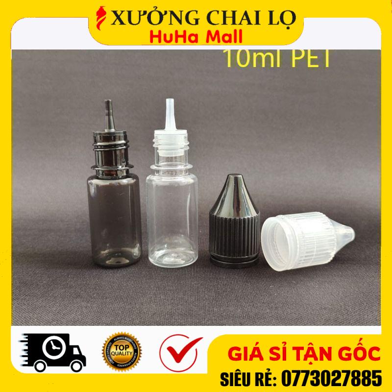 Chai Lọ Nhựa ❤ Chai Lọ Mực Xăm 10ml, Chai Lọ Nhựa Chiết Mực Phun Xăm