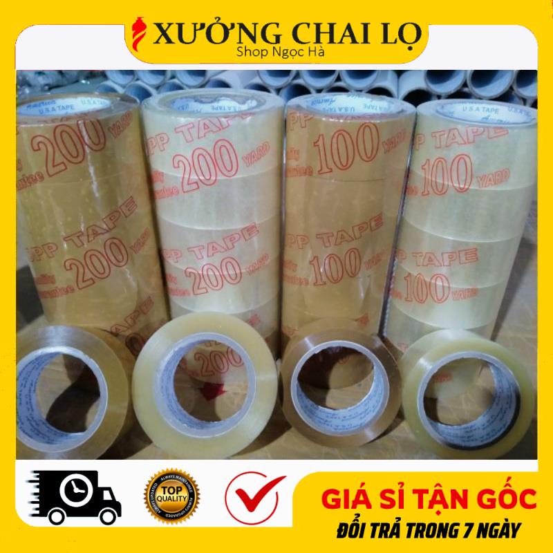 Băng Keo Trong,Đục 200y 100y, Phụ Kiện Đóng Gói
