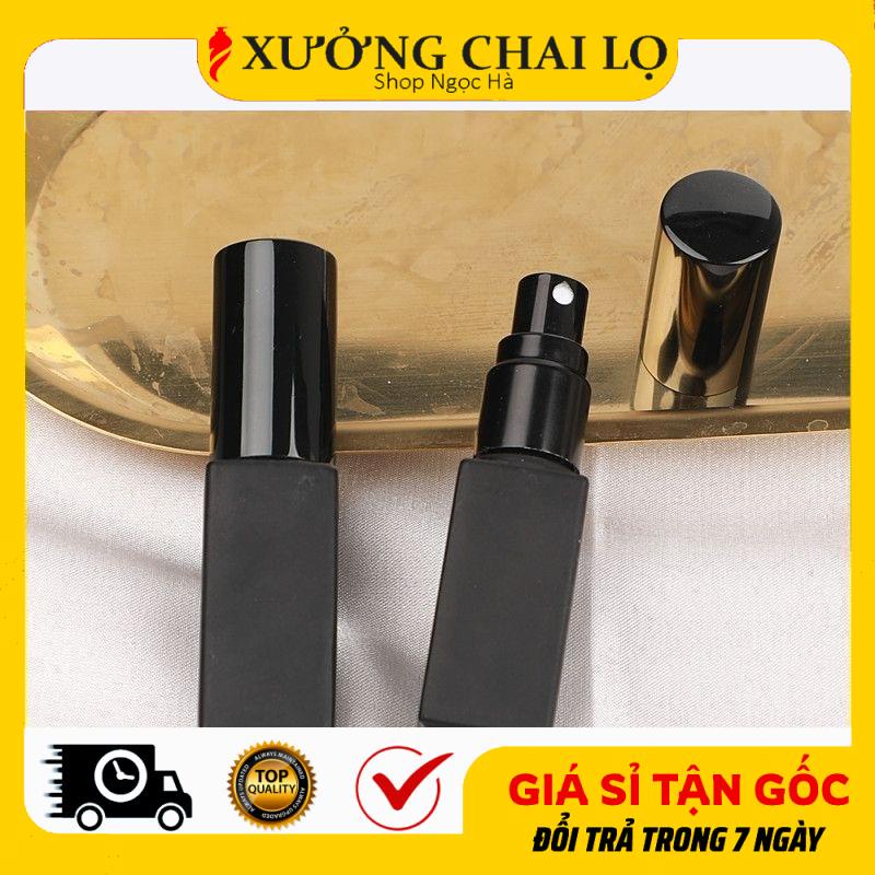 Chai Lọ Chiết Nước Hoa 3ml, 5ml, 10ml Thủy Tinh Hình Trụ ❤ Siêu Rẻ ❤ Vỏ Đựng Dầu Thơm, Tinh Dầu, Chiết Mĩ Phẩm Du Lịch