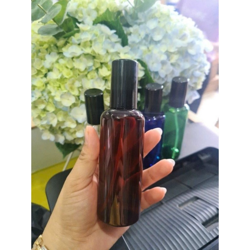 Lọ Xịt Phun Sương ❤ Siêu Rẻ ❤ Chai Nhựa Pet Nút Phun Sương Đen Dài 100ml,50ml,30ml,20ml Đựng Nước Hoa, Tinh Dầu