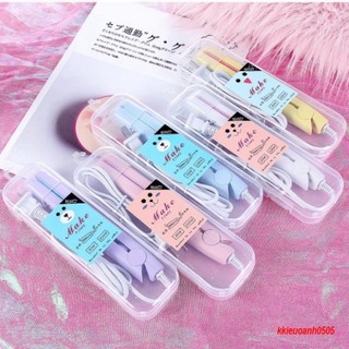 (sỉ 1x) Máy là tóc máy uốn tóc máy dập xù tóc máy bấm tóc máy làm xoăn tóc mini