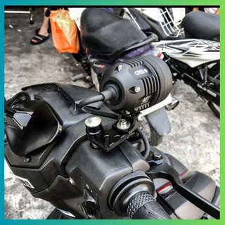 Pat CNC gắn đèn trợ sáng chân Gương, chân kính xe máy