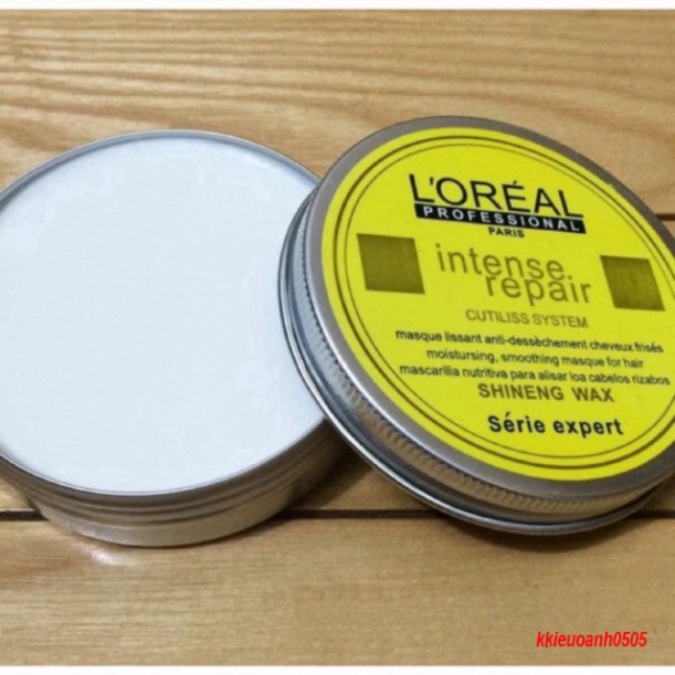 (bán lẻ giá sỉ) Wax thiếc sáp tạo hình tóc Loreal đục cứng- sáp tóc loreal trong mềm