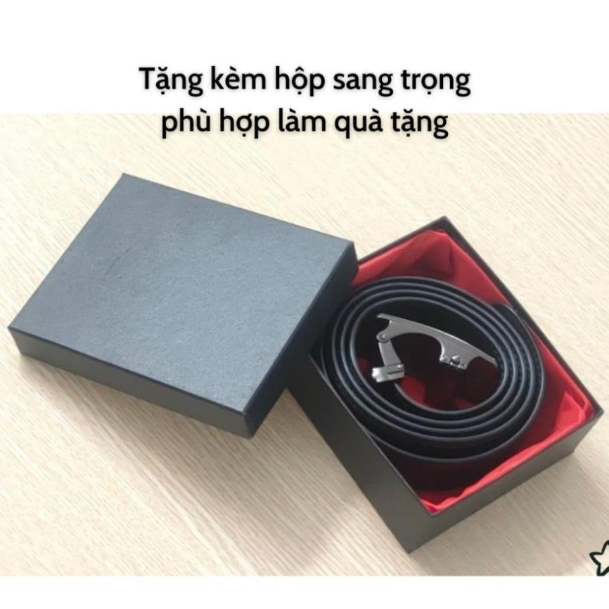 Thắt Lưng Nam Da Bò Thật Khóa Tự Động Cao Cấp Sang Trọng - TL22