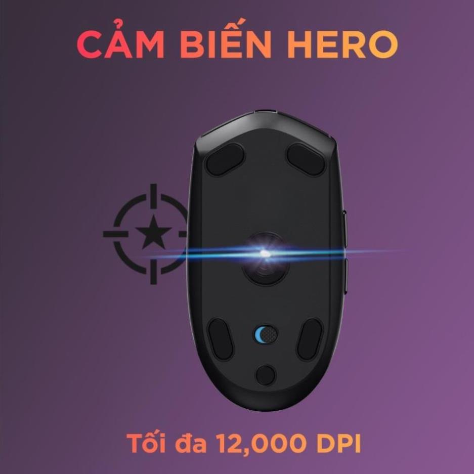 Chuột Game Không Dây Logitech G304 - Nhẹ, 6 Nút Lập Trình, Pin 250H, Siêu Tiện Lợi, Siêu xịn - Paolu