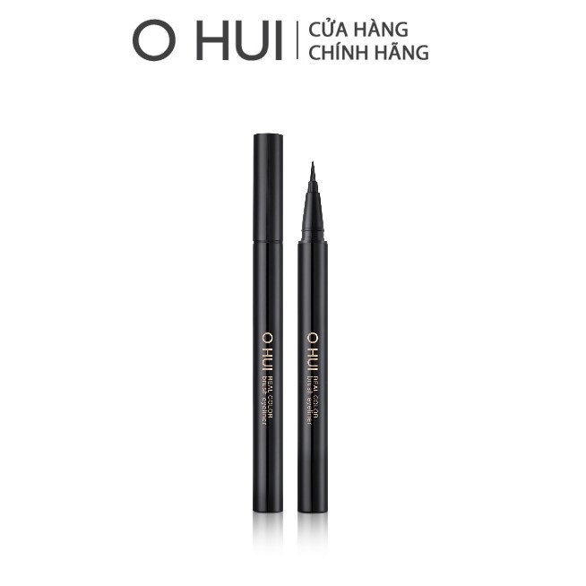 [Mã COSLUX09 giảm 120K đơn 1500K] Kẻ mắt nước OHUI Real Color Brush Eyeliner #01 màu đen