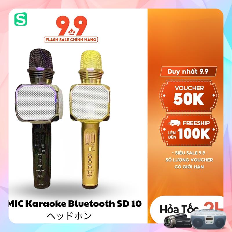 Micro Karaoke Bluetooth SD 10 Paolu Cho Mọi Loại Thiết Bị Có Bluetooth