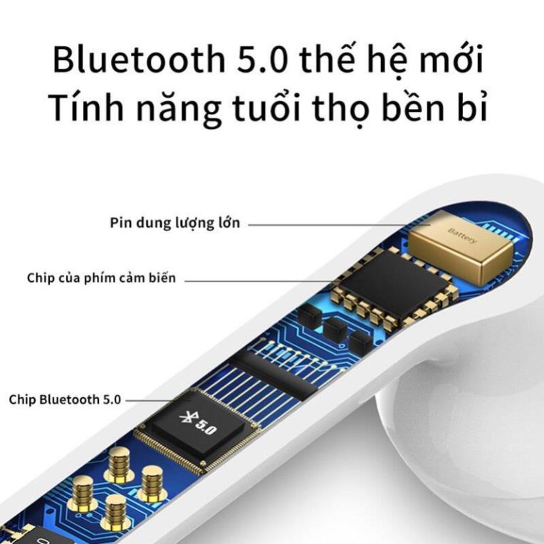 Tai Nghe Bluetooth Không Dây I12 TWS Full Box Cảm Ứng Âm Thanh Có Mic Đàm Thoại Bảo Hành 6 Tháng Bảo Hành 1 1 - Paolu