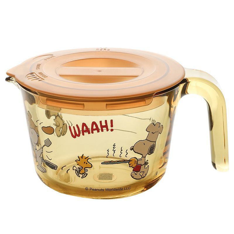 Hộp Đựng Cơm Trưa Bằng Thủy Tinh Chịu Nhiệt Hình Hoạt Hình snoopy