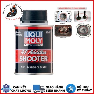 Vệ sinh buồng đốt, kim phun Liqui Moly 4T Additive Shooter 80ml - Nhập khẩu Đức