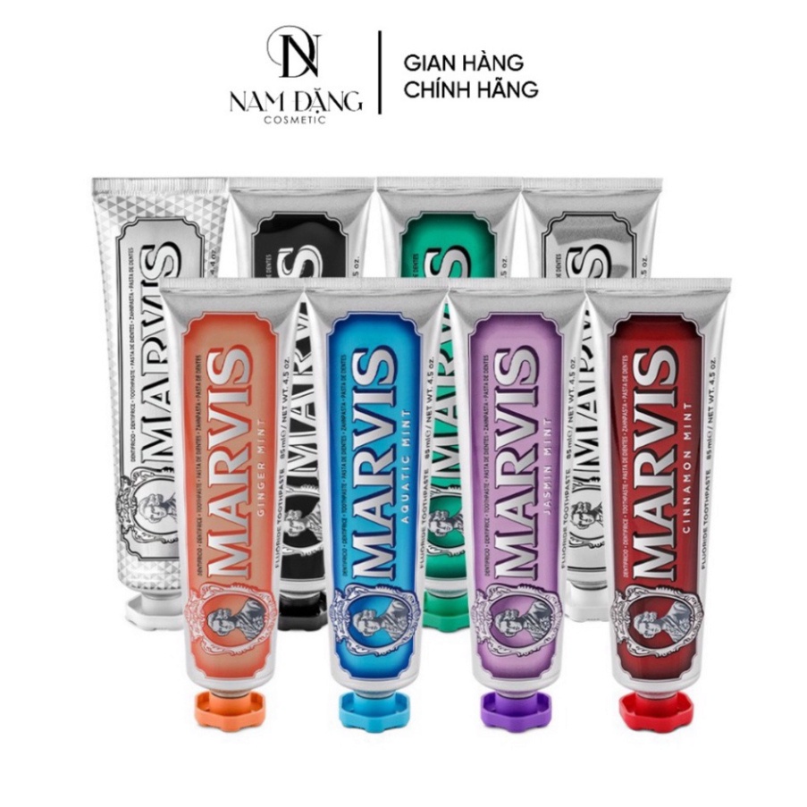Kem đánh răng Marvis Toothpaste 85ml-75ml nhiều mùi hương 1 1 1