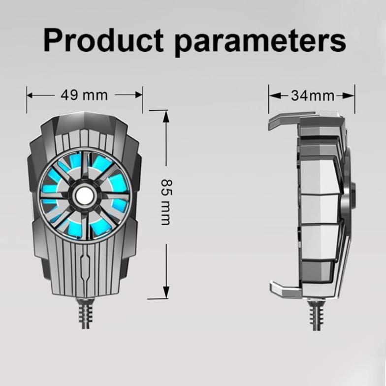 Quạt Tản Nhiệt Điện Thoại MEMO G6 PaoLU Thích Hợp Cho PUBG FF LIÊN QUÂN ROS