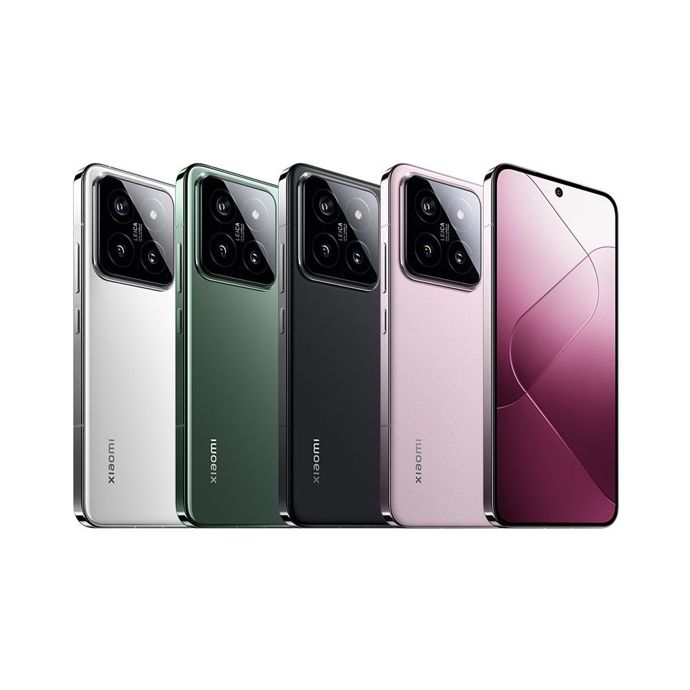 Điện thoại Xiaomi 14 Thiết kế đẹp mắt, màu Hồng mới , Snapdragon 8 Gen 3, chạy Xiaomi HyperOS