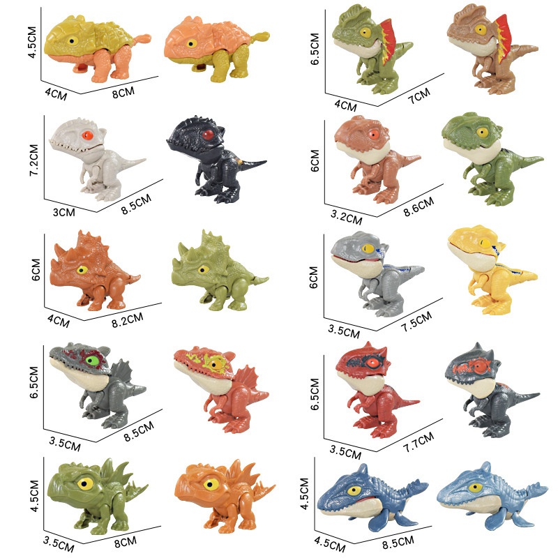Đồ Chơi Mô Hình Khủng Long jurassic Bằng Nhựa Dễ Thương Dùng Làm Quà Tặng Sinh Nhật