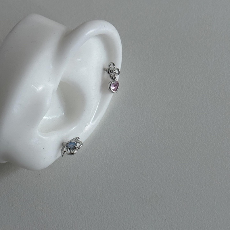 Khuyên tai chốt bi vặn thiết kế mới phong cách cho nam và nữ