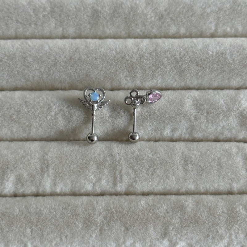 Khuyên tai chốt bi vặn thiết kế mới phong cách cho nam và nữ