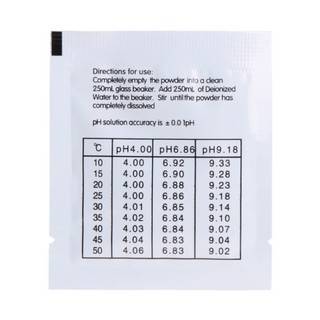 4 Pcs PH Buffer Solution Powder PH For Test Meter Measure Calibration 4.01 6.86