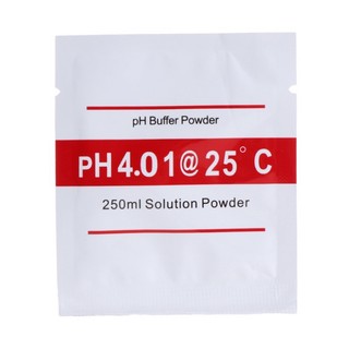 4 Pcs PH Buffer Solution Powder PH For Test Meter Measure Calibration 4.01 6.86