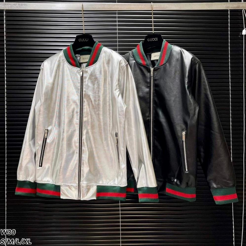 Áo Khoác , Áo Bomber G.C da phối viền cao cấp (ảnh thật)