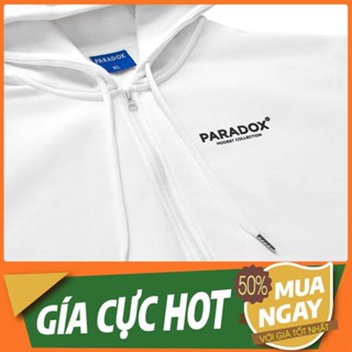 Áo hoodie zip Paradox chất nỉ cao cấp dày dặn cực chất kiểu dáng basic dễ phối đồ